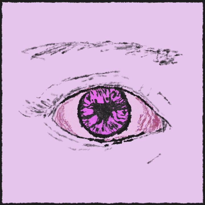 an eye animation made in SLUG